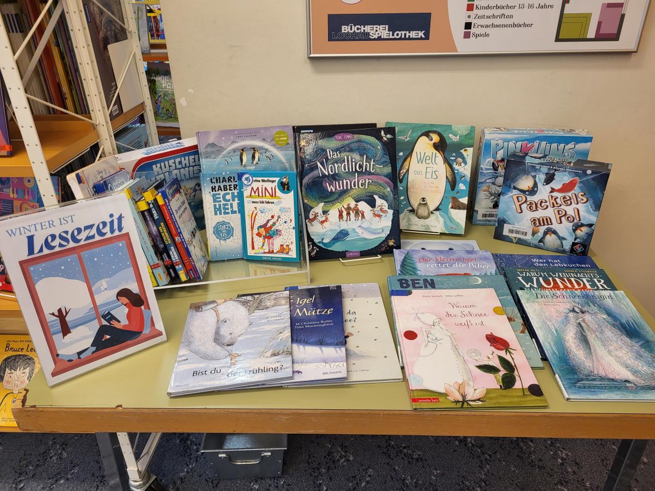 Bücher auf den Tisch